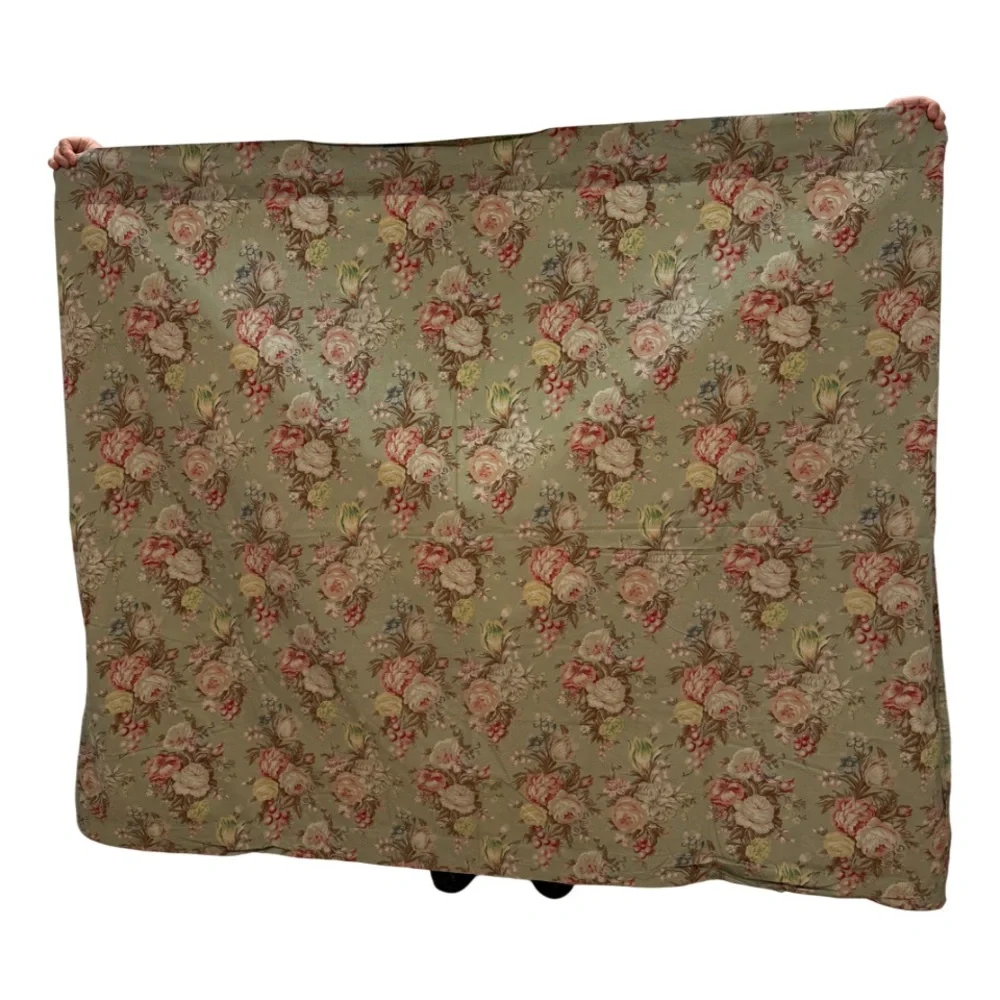 Vintage Ralph Lauren Charlotte Sage Green Cottagecore Floral Duvet Comforter